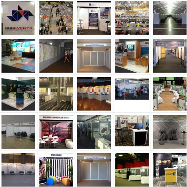 Flexible range of boothing options, signage, furniture, audio visual & event support. 