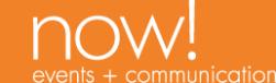 now! events + communication