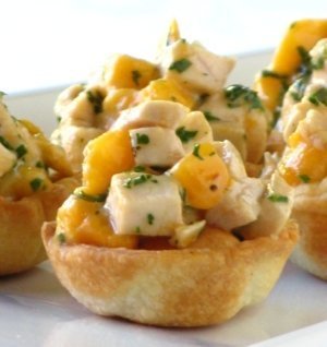 Chicken & Mango Tartlets