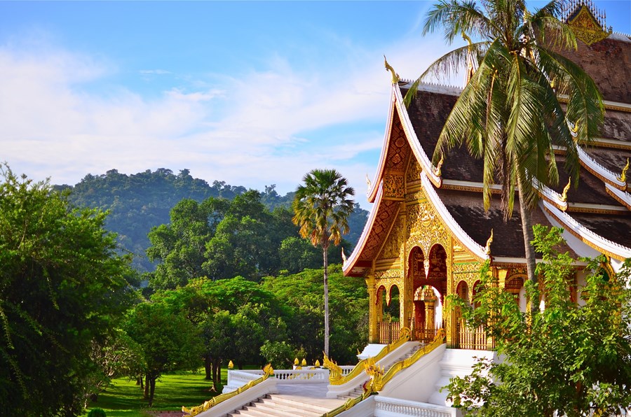 Laos - Luang Prabang temple