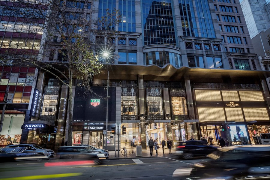 Located in the heart of Melbourne on Collins Street