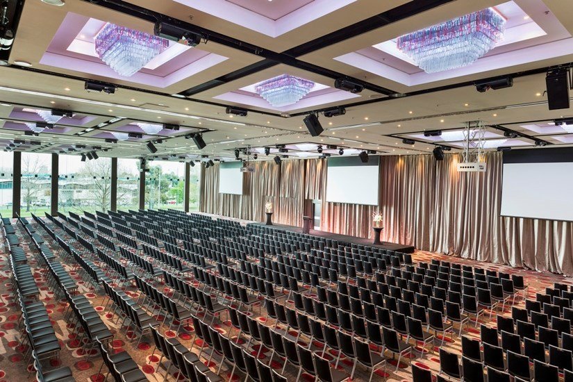 The Grand Ballroom can seat up to 1400 theatre style.