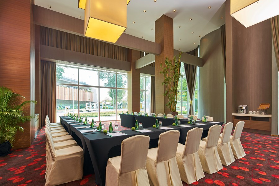 U-shape set-up in Quad 1.
Village Hotel Changi offers a variety of meeting spaces for the ideal retreat and also a breath of fresh air where guests can look forward to waking up to lush foliage and crisp sea breeze.