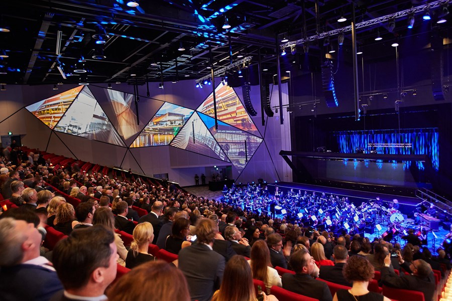The Adelaide Convention Centre's Plenary Hall in action.