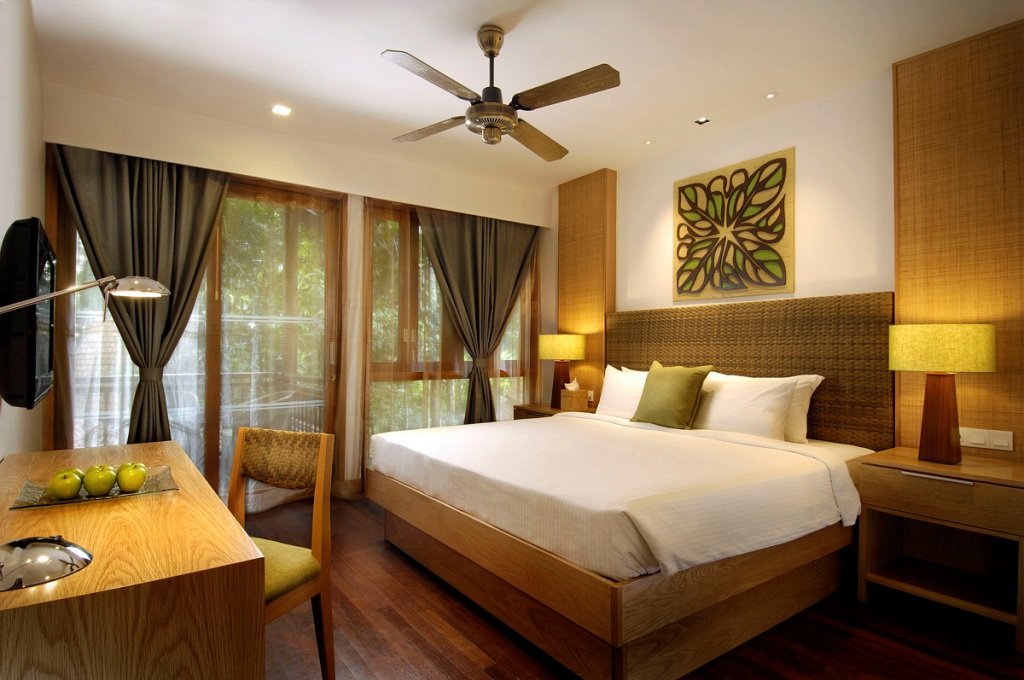 Located within the lush rainforest with the views of the jungle, this newly refurbished chalet comes in a fresh new look, combining a rustic Malay architecture with a modern touch.