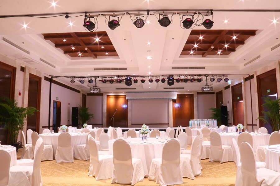 Our newly renovated Ballroom, accommodating up to 260 people